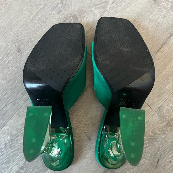 Emerald green Zara heels - Picture 10 of 10